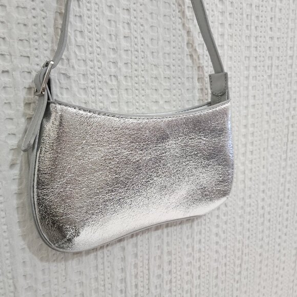 Anthropologie Mali + Lili Imani Metallic Shoulder Bag Purse - Picture 5 of 14